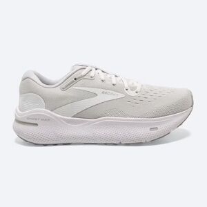 Brooks Ghost Max - White/Oyster/Metallic Silver